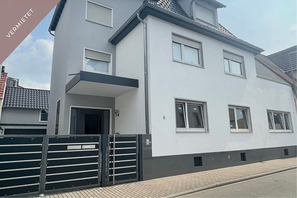 Geräumige 4-Zimmer-Wohnung mit Garten und Terrasse in Viernheim